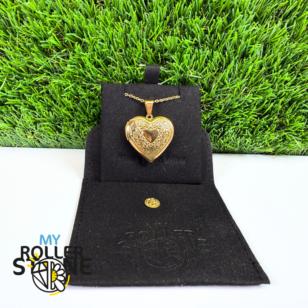 Pendentif coeur avec photo acier inoxydable