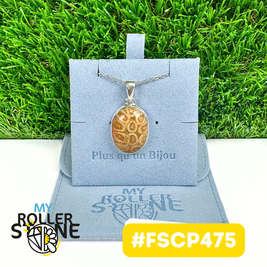 Pendentif Chrysanthème Argent 925 #FSCP475