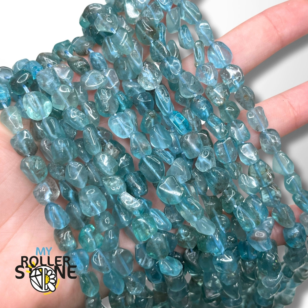 Perle baroque Apatite bleue