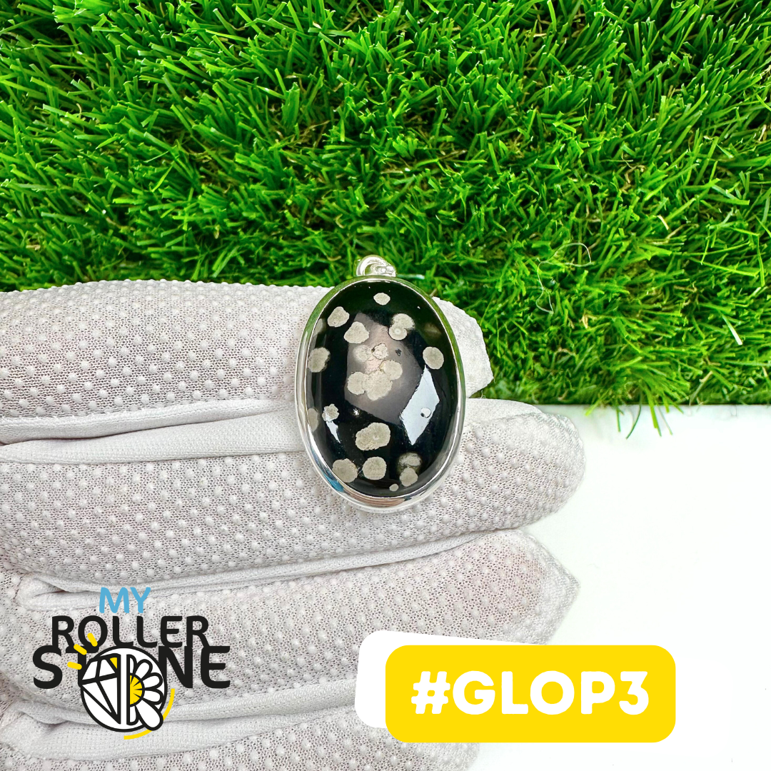 Pendentif Obsidienne Galaxy Argent 925 #GLOP3