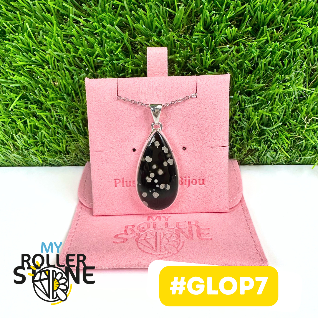 Pendentif Obsidienne Galaxy Argent 925 #GLOP7