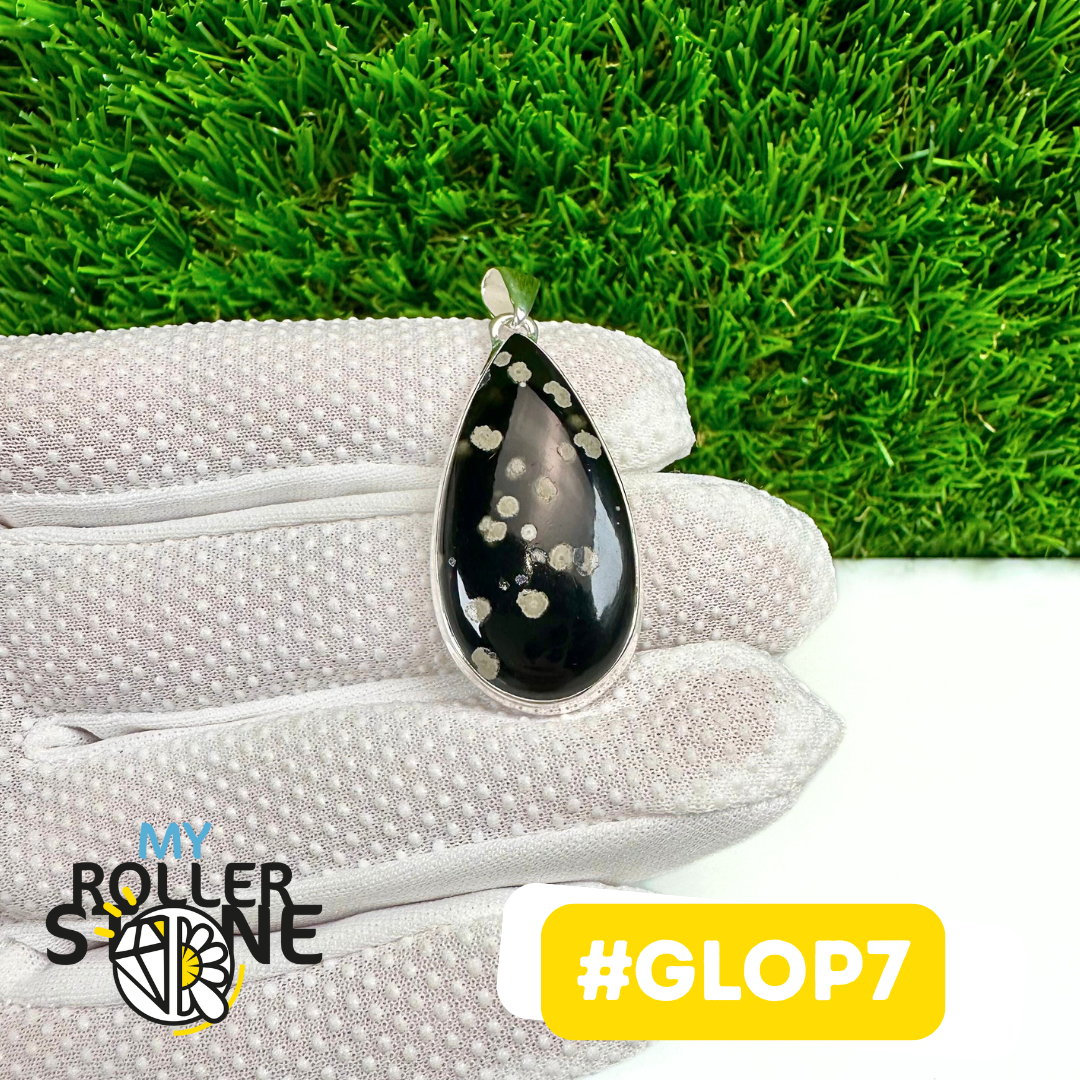 Pendentif Obsidienne Galaxy Argent 925 #GLOP7