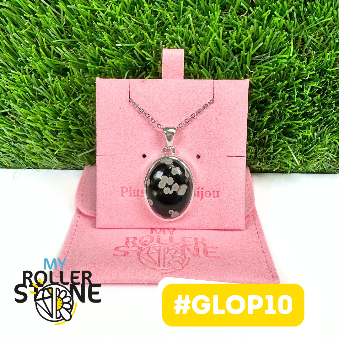 Pendentif Obsidienne Galaxy Argent 925 #GLOP10