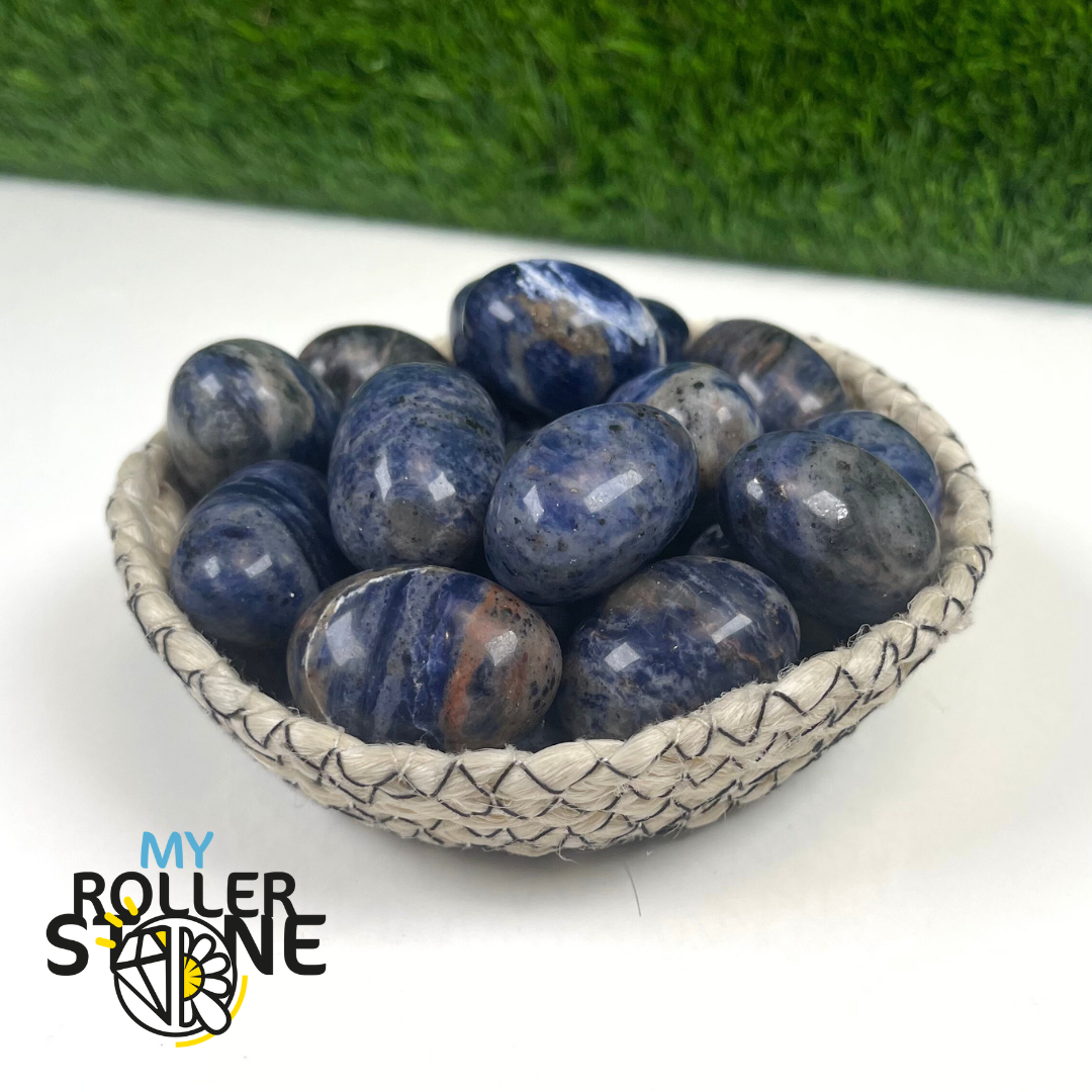 Pierres roulées en Sodalite (Taille moyenne)