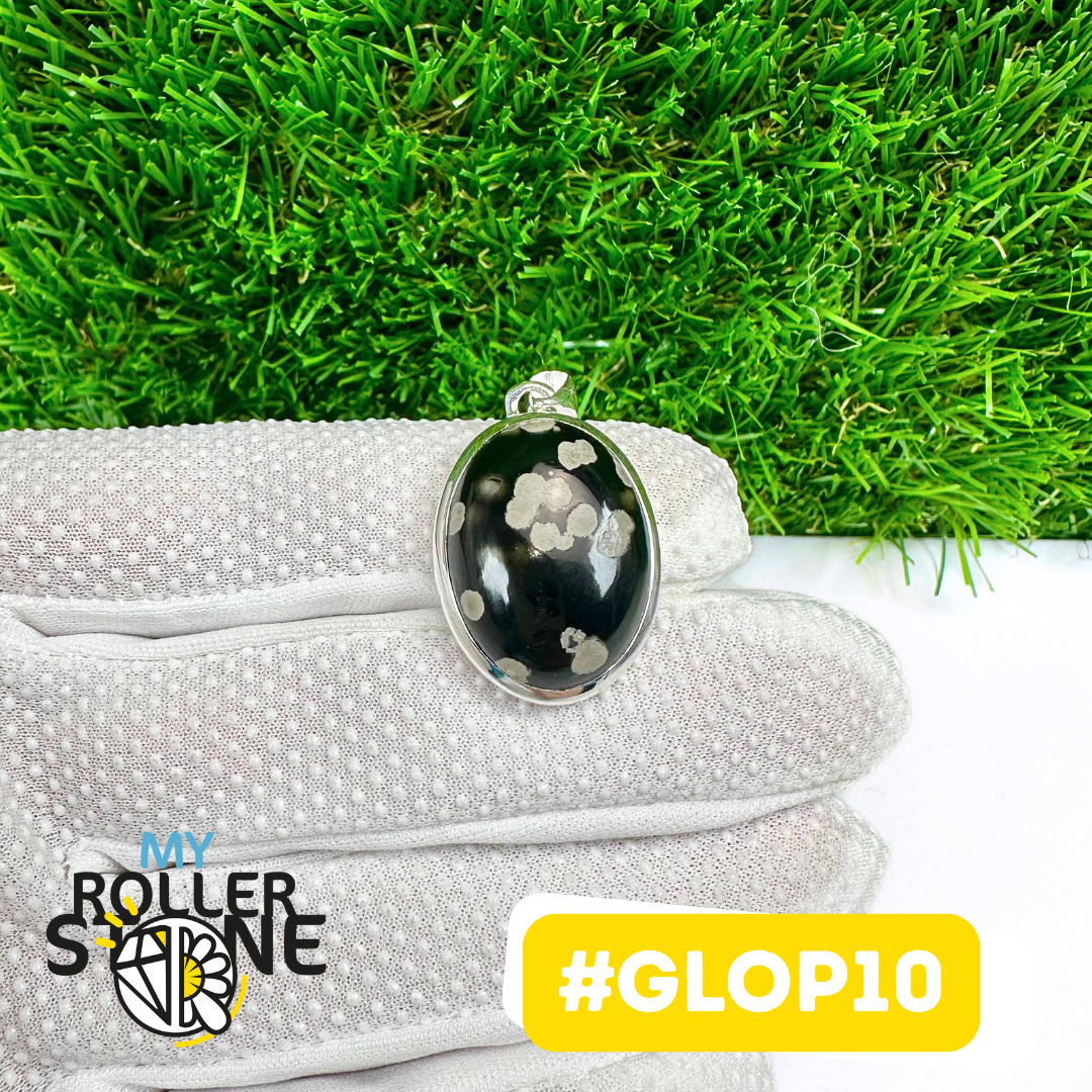 Pendentif Obsidienne Galaxy Argent 925 #GLOP10