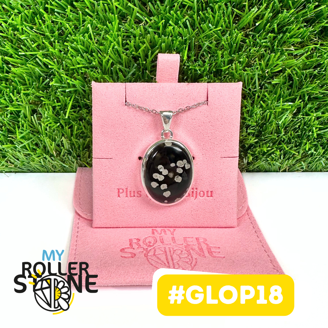 Pendentif Obsidienne Galaxy Argent 925 #GLOP18