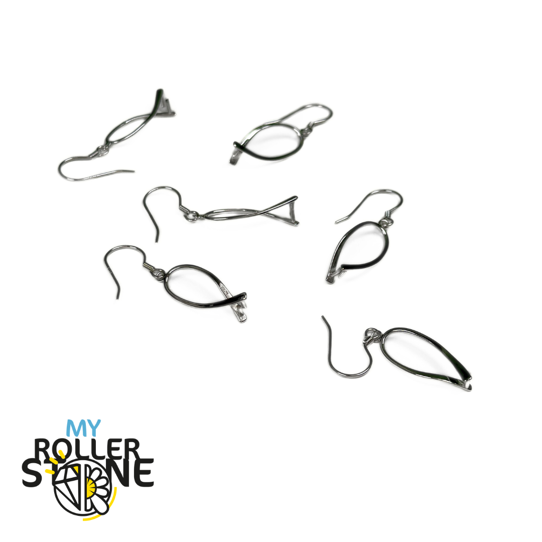 Fermoirs de Boucles d’Oreilles avec Bélières en Argent Sterling 925