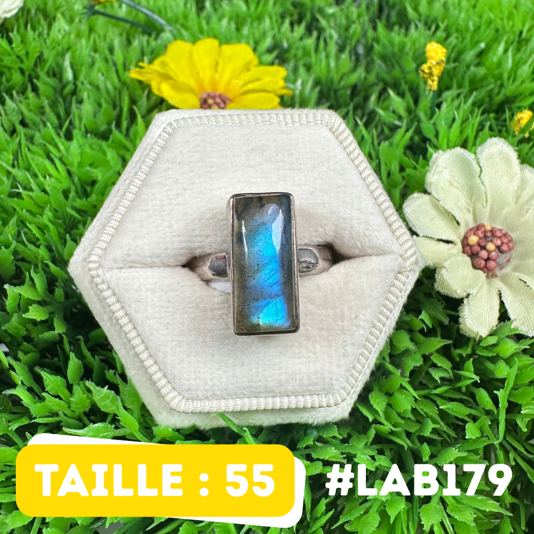 Bague Labradorite Bluefire #LAB179