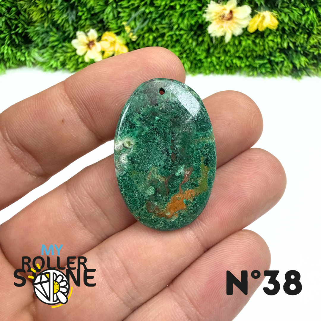 Pendentif Percé Chrysocolle