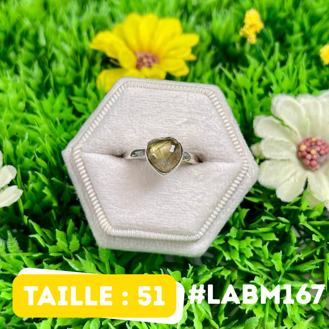 Bague Argent Labradorite Multifire #LABM167