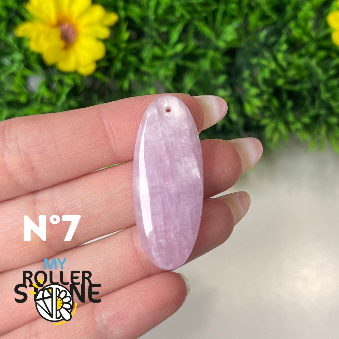 Pendentif Kunzite 5A percé