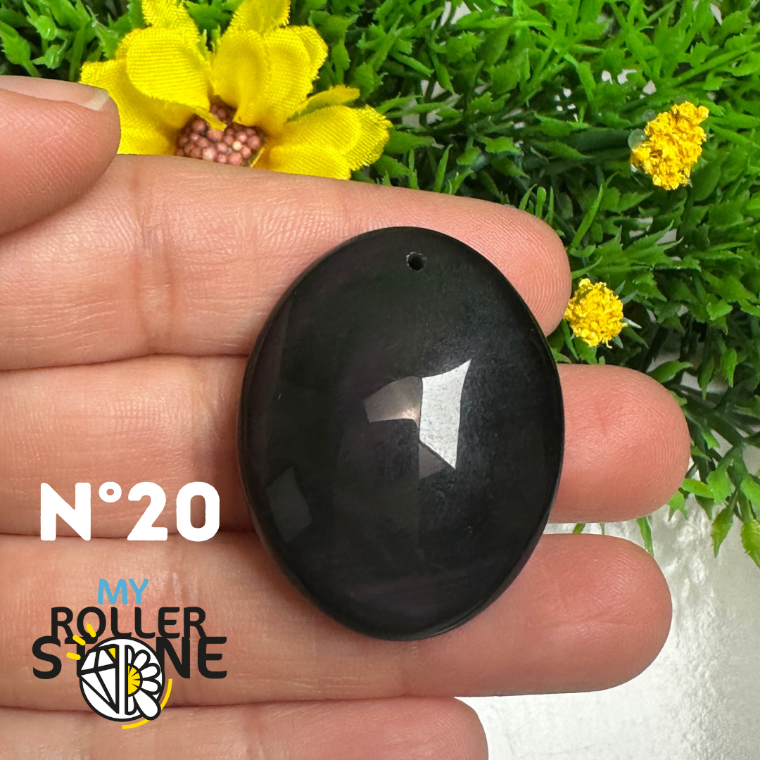 Pendentif Obsidienne Arc-en-Ciel 5A (Oeil céleste)