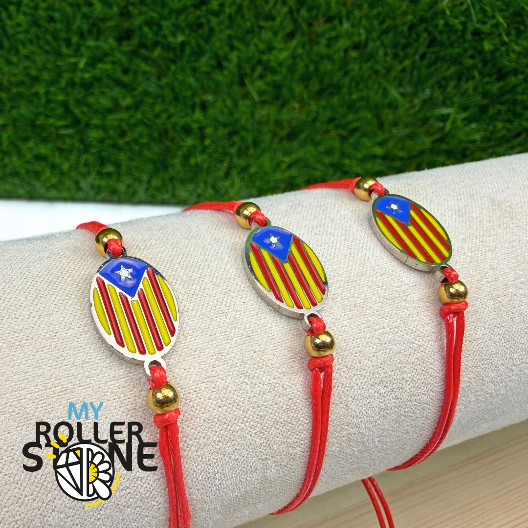 Bracelet Drapeau Catalan – Senyera Indépendance
