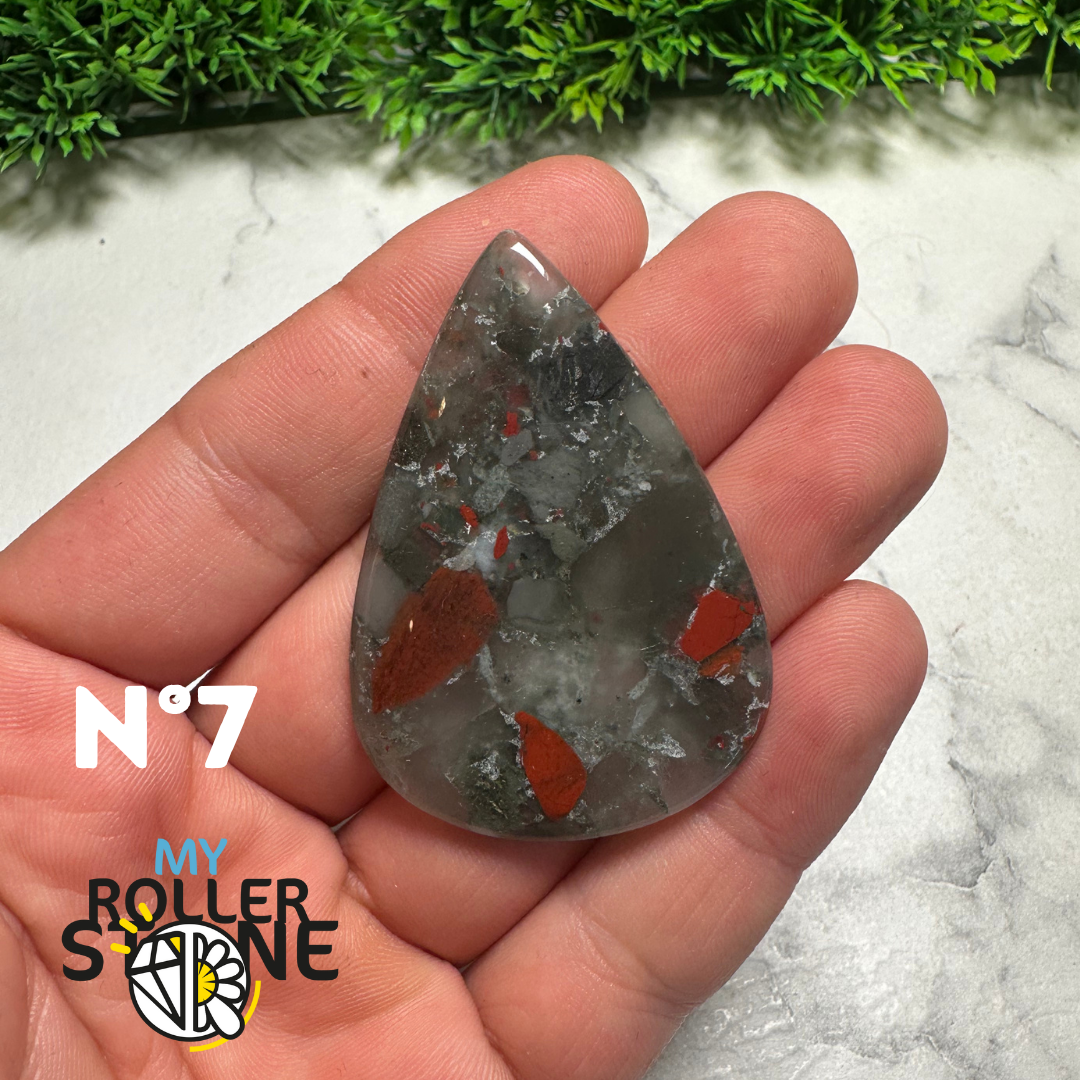 Pendentif Héliotrope percé