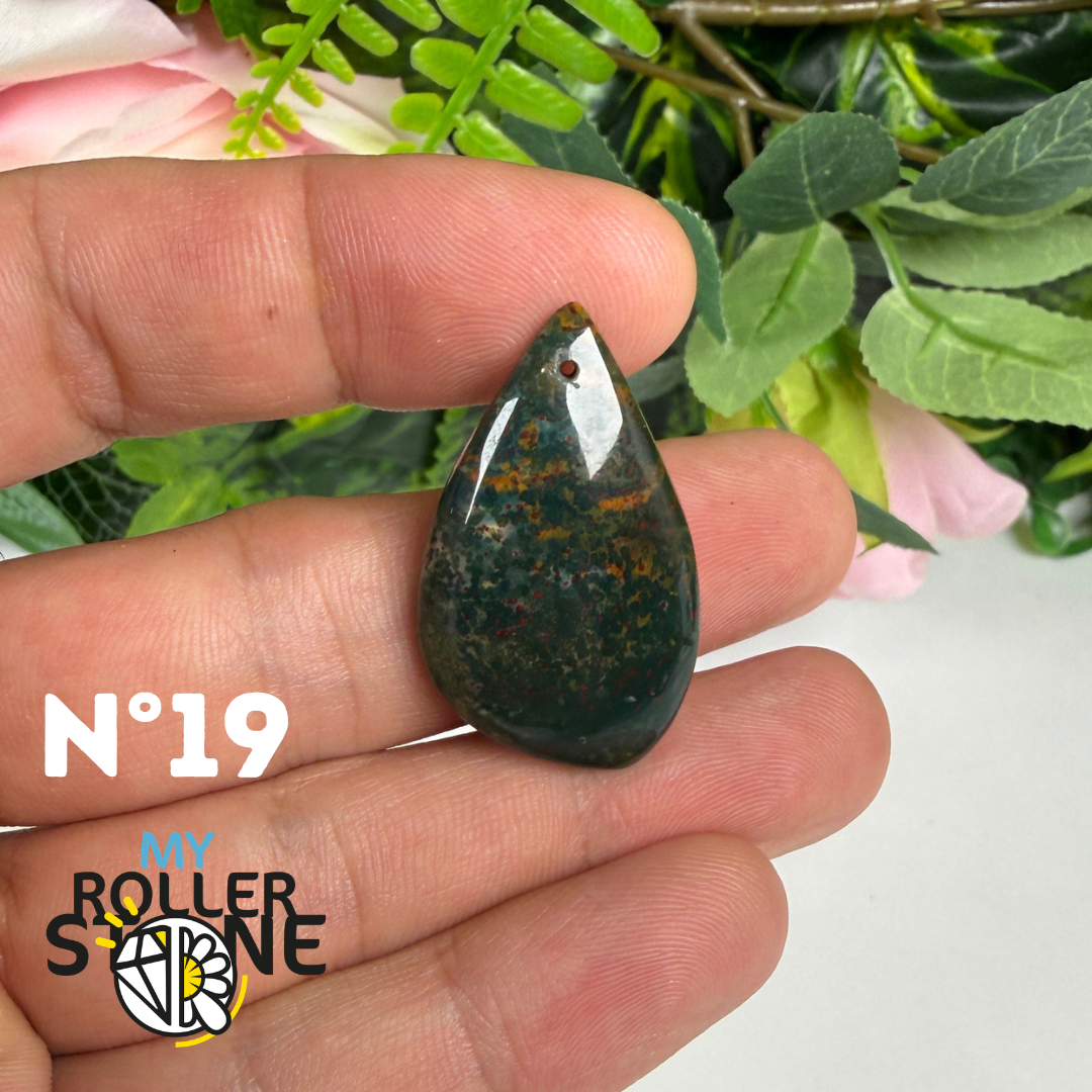 Pendentif Percé Héliotrope