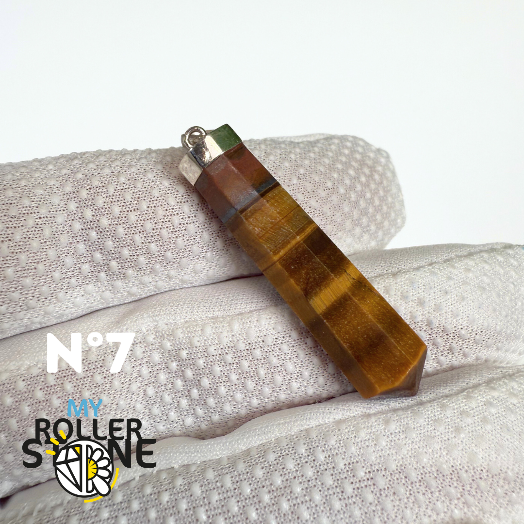 Pendentif Oeil de tigre et Argent