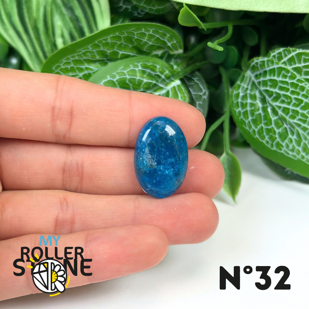 Pendentif Apatite bleue 5A