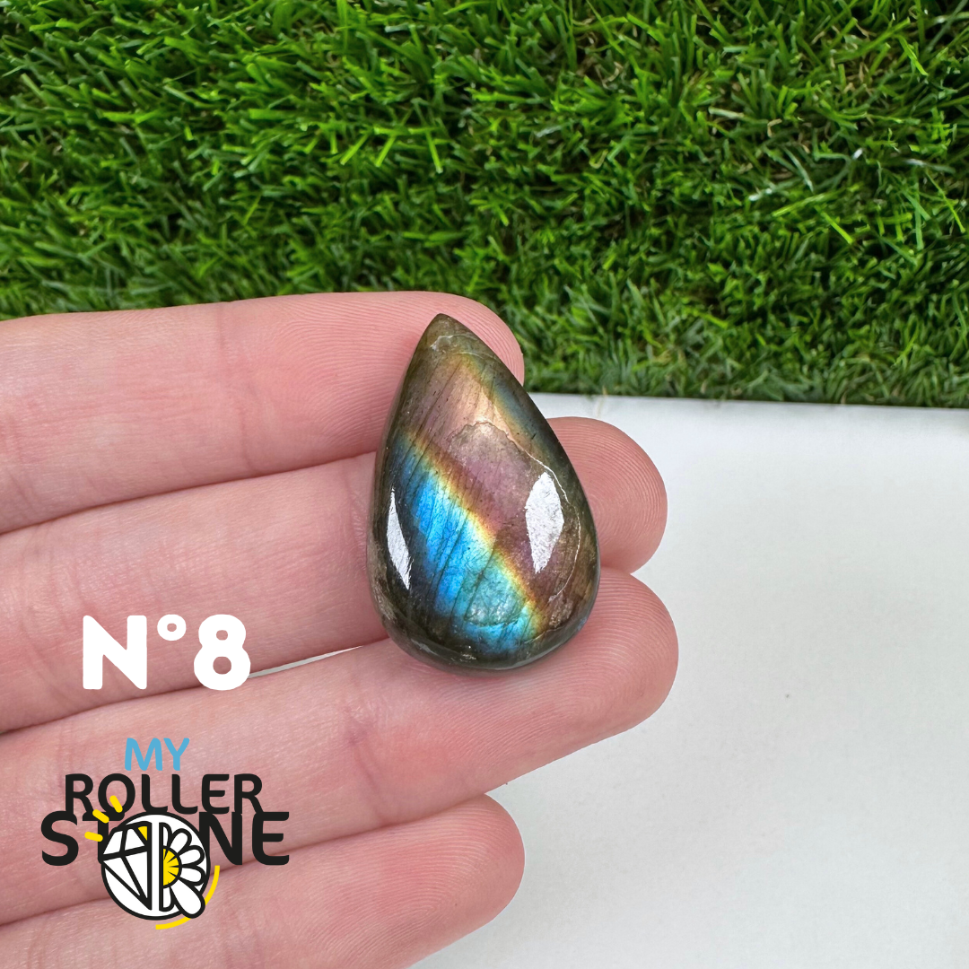 Pendentif Percé Labradorite Multi Fire 5A