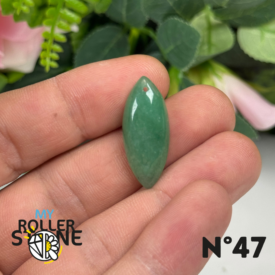 Pendentif Aventurine Percé 5A