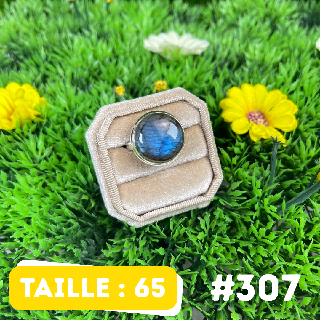 Bague Labradorite Bluefire #307