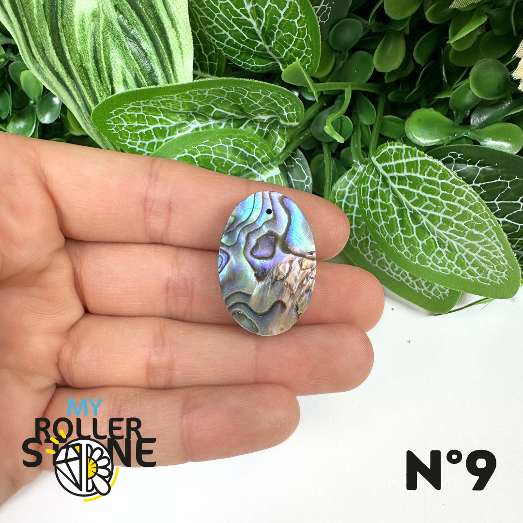 Pendentif en Abalone Forme Libre 5A