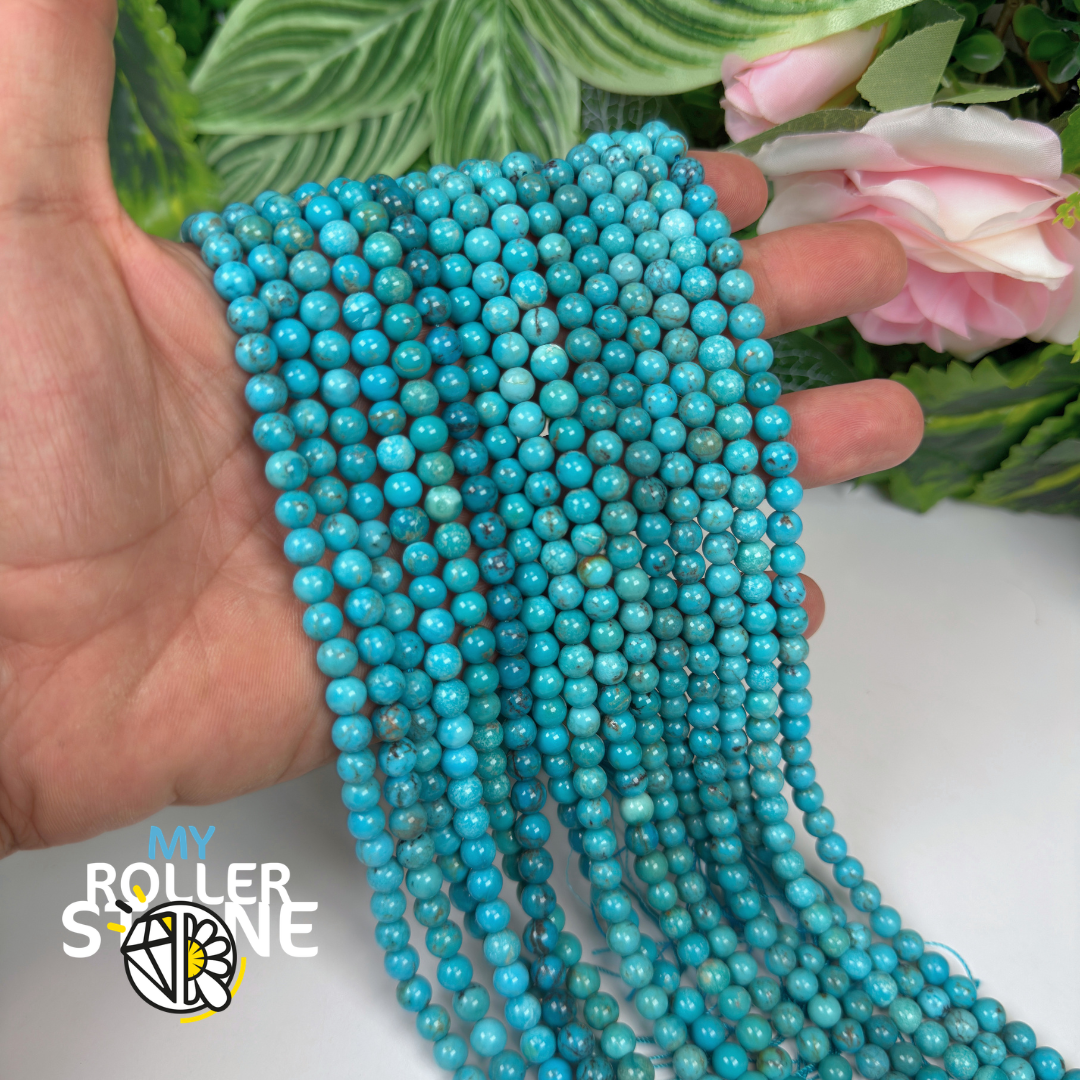 Perle Turquoise bleue