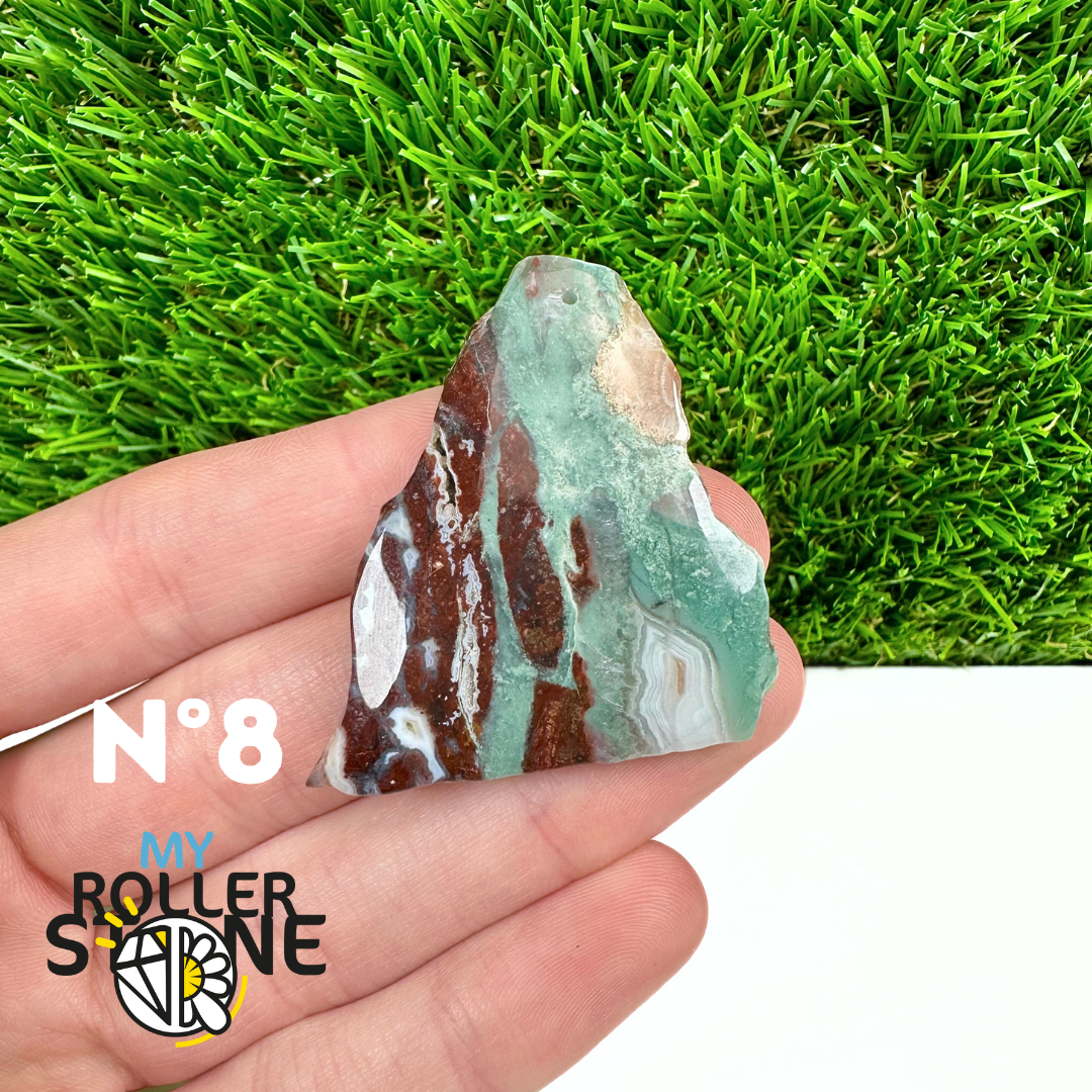 Pendentif Percé Aquaprase tranche 5A