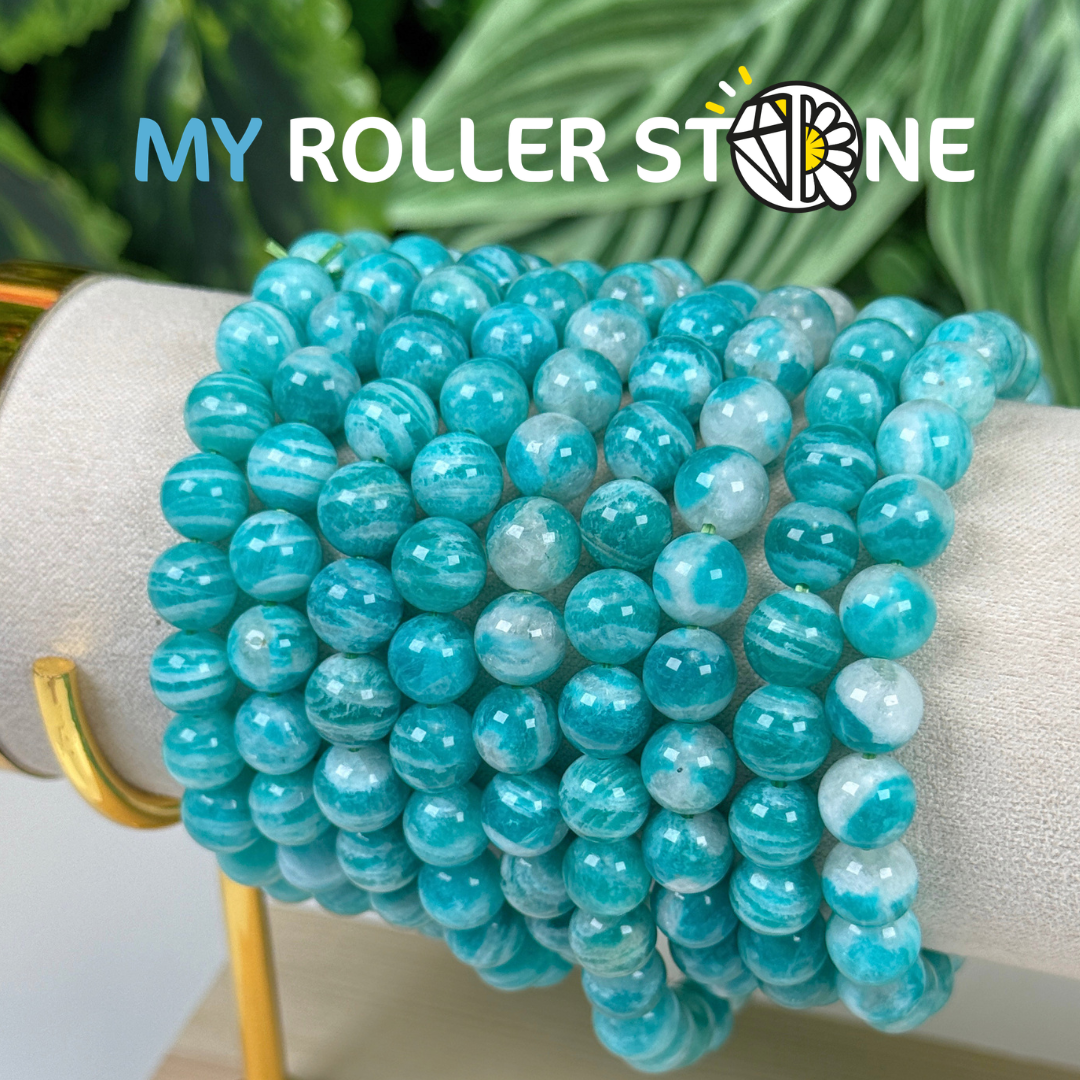 Bracelet Amazonite Bleue de Russie