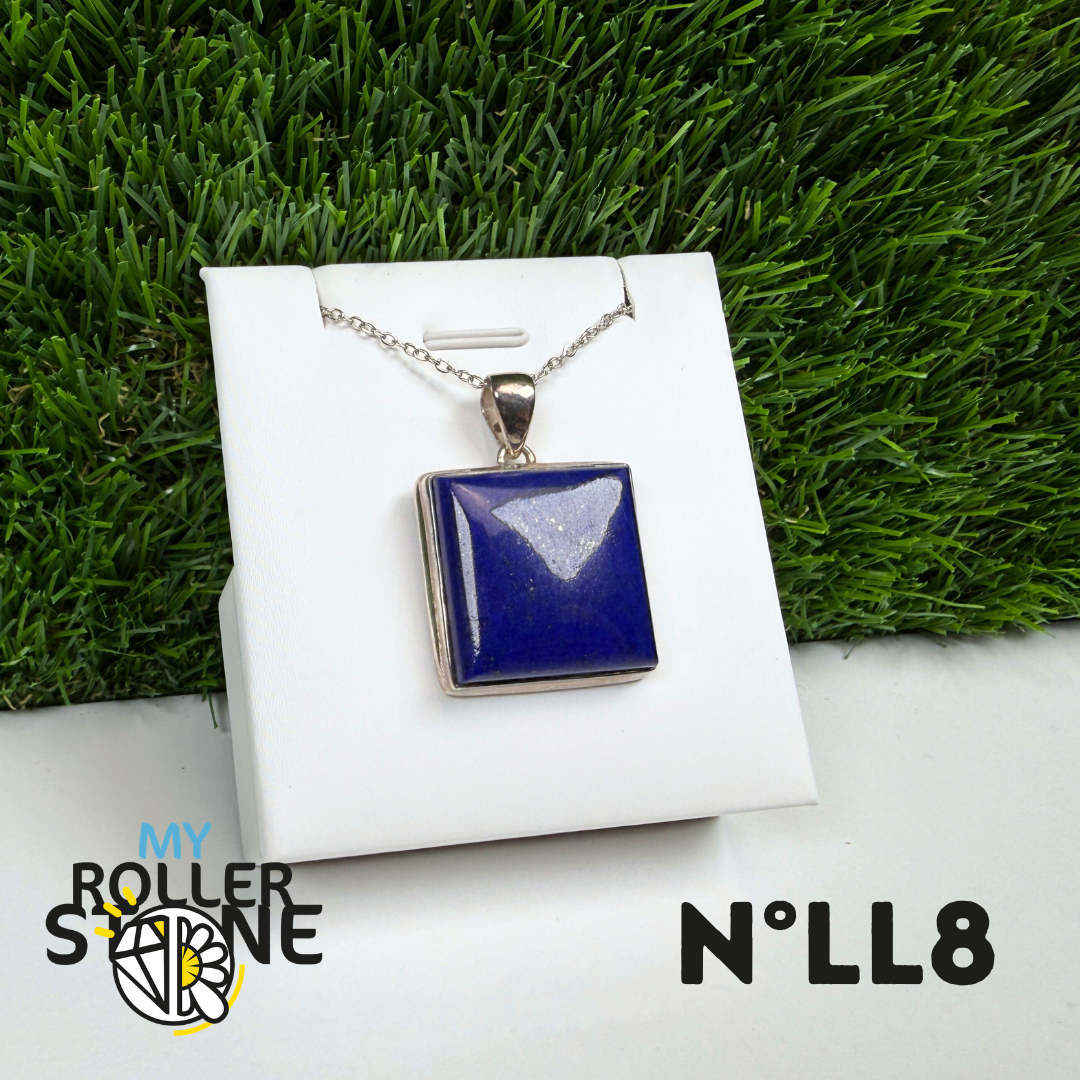 Pendentif Argent 925 Lapis Lazuli #8