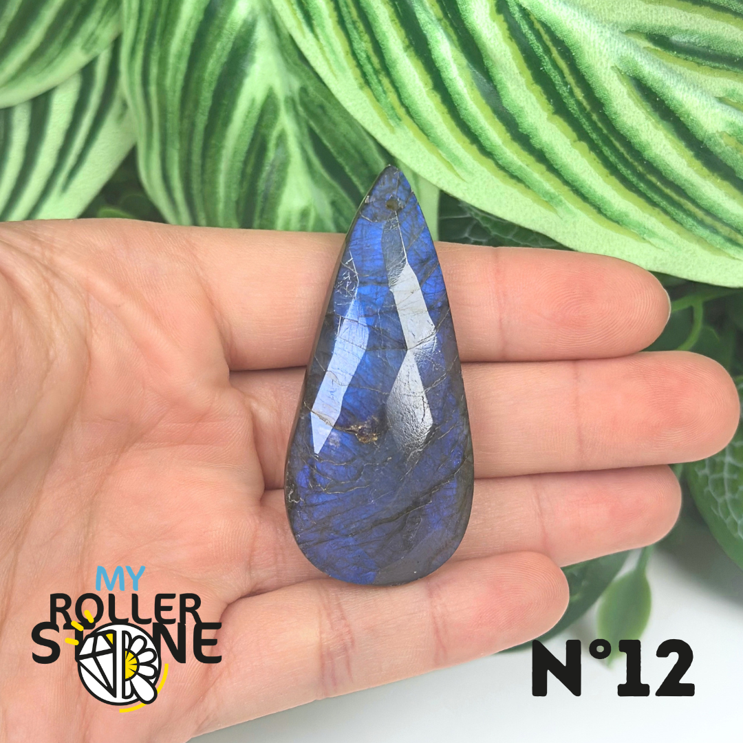 Pendentifs Labradorite Blue Fire Facettée 5A
