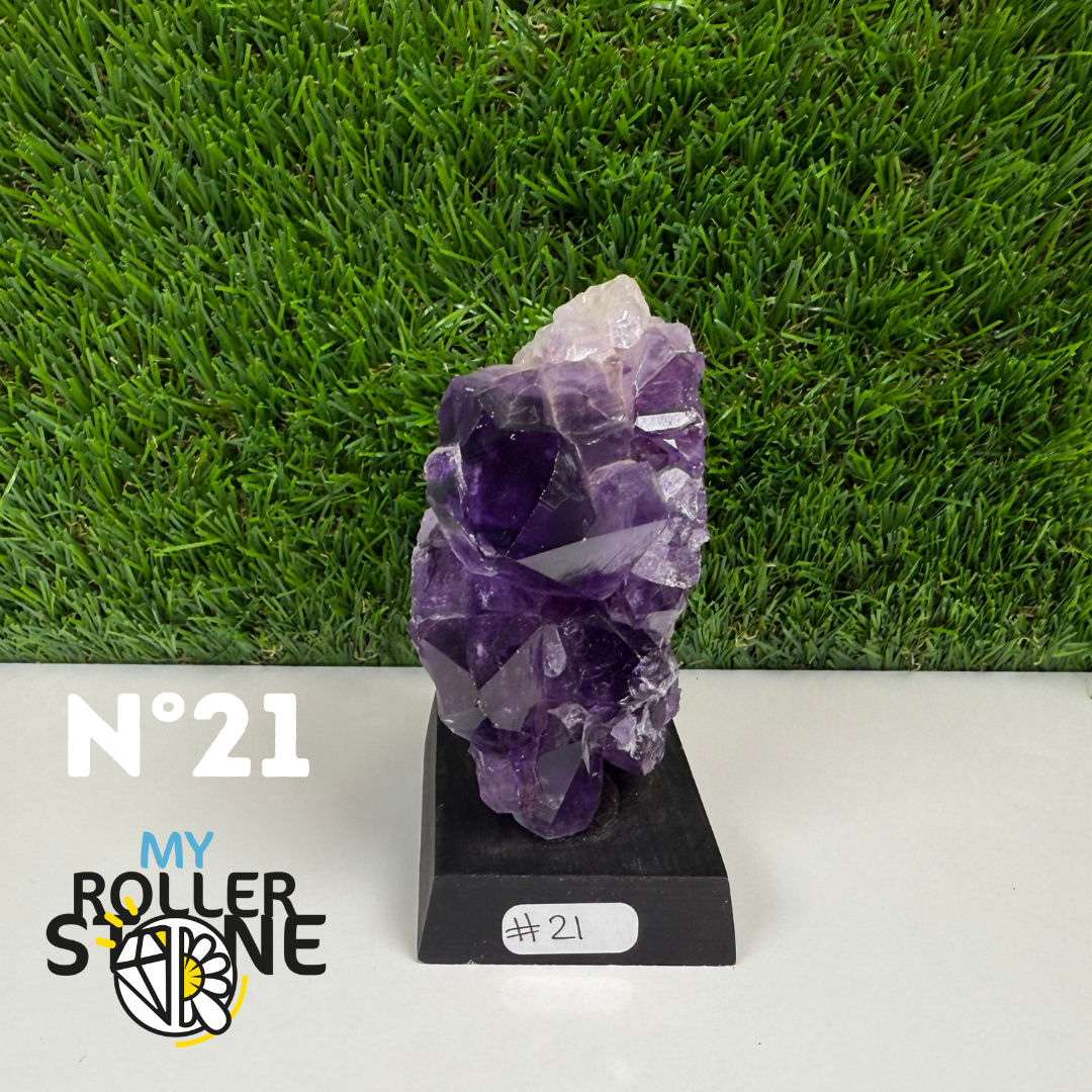 Améthyste sur socle