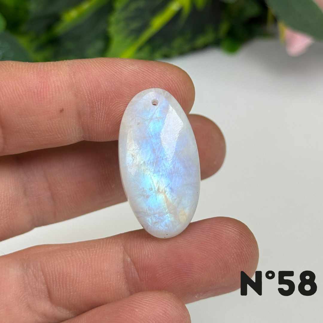 Pendentifs Pierre de lune Forme Libre 5A