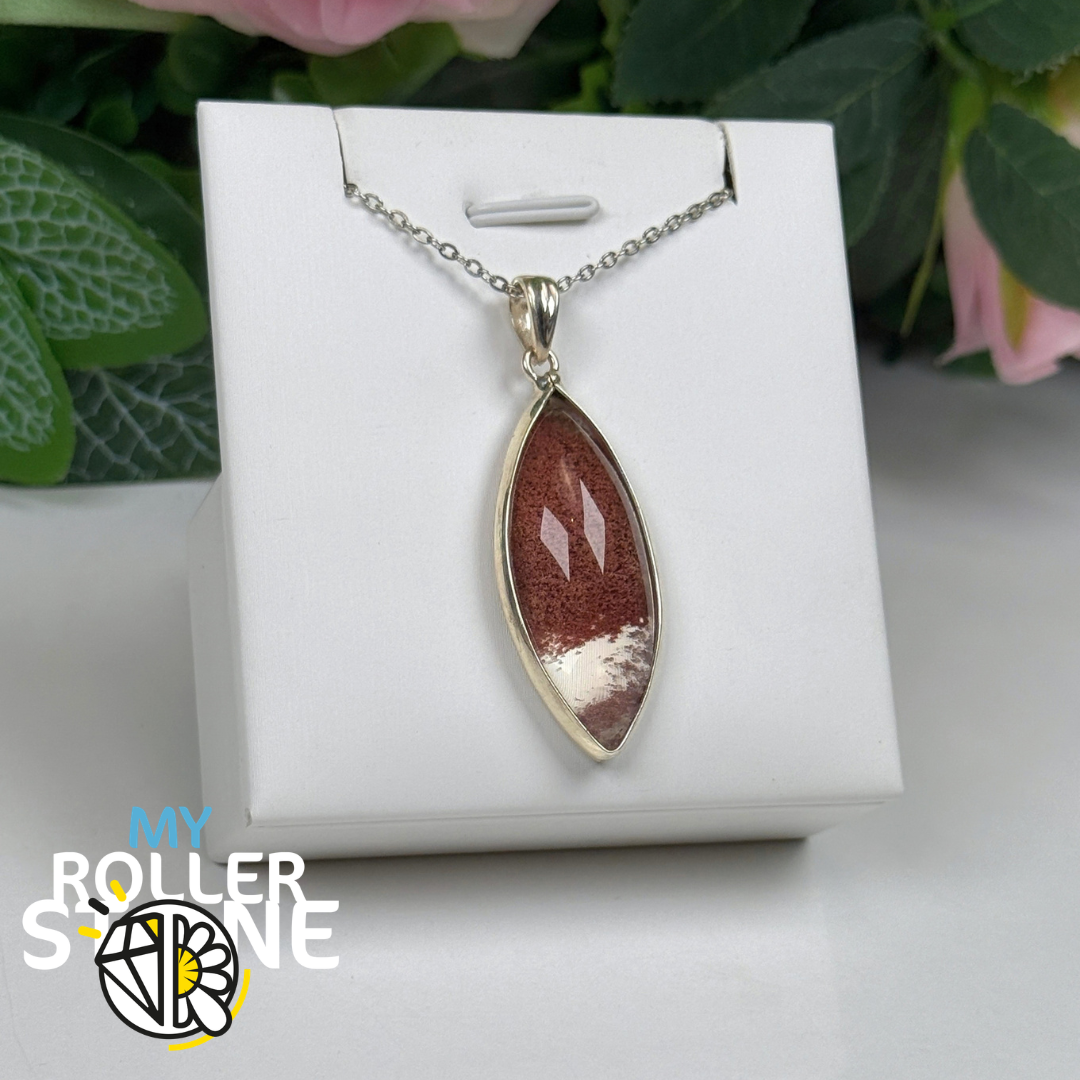 Pendentif Lodolite Du Brésil et Argent 925 #2