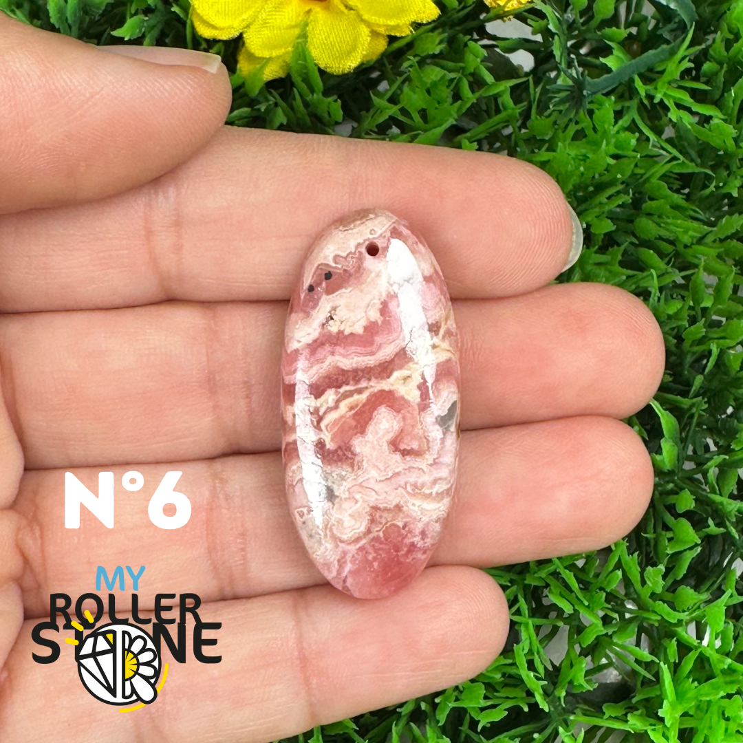 Pendentif Percé Rhodochrosite