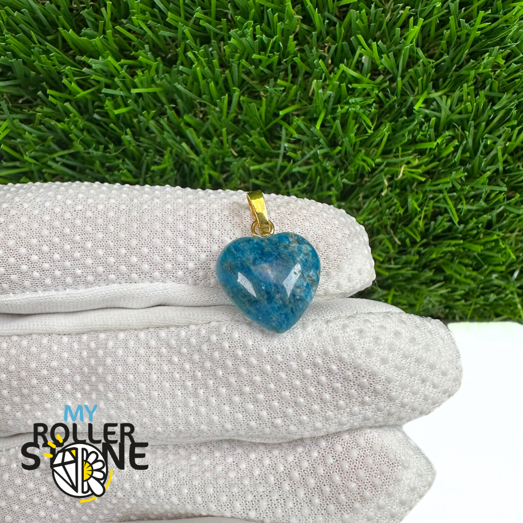 Petit Pendentif Coeur en Apatite