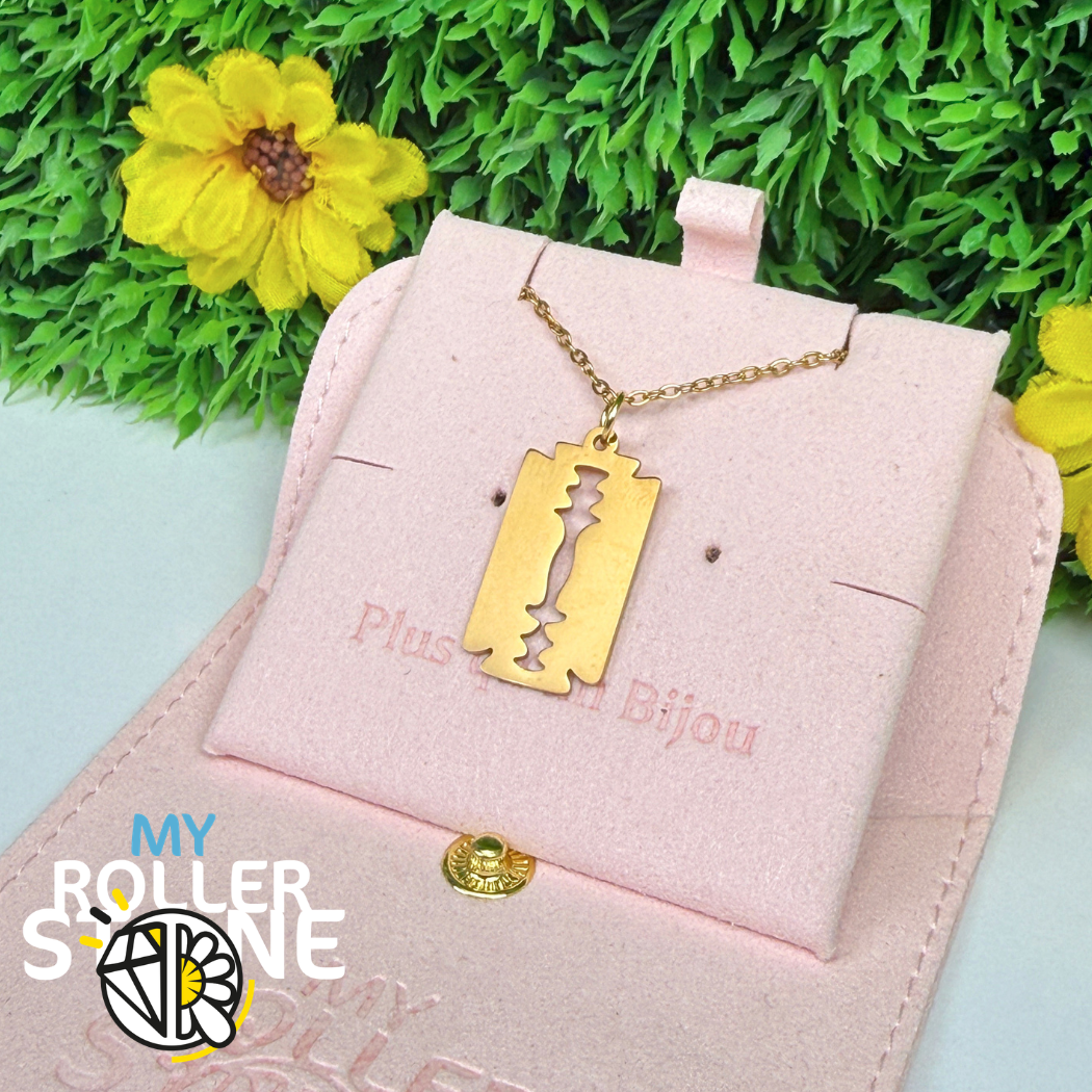 collier Lame de rasoir acier Inoxydable 