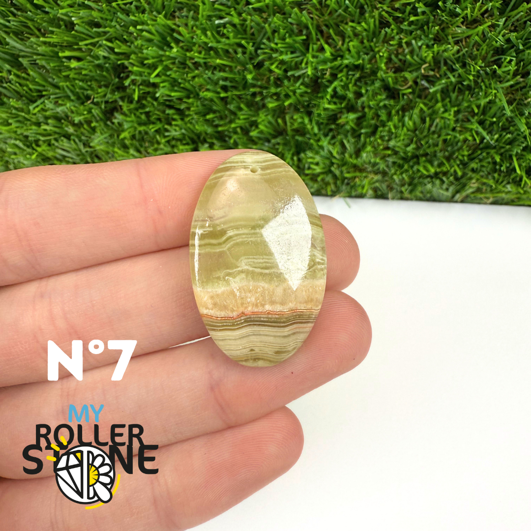 Pendentif Calcite Verte 5A Percé