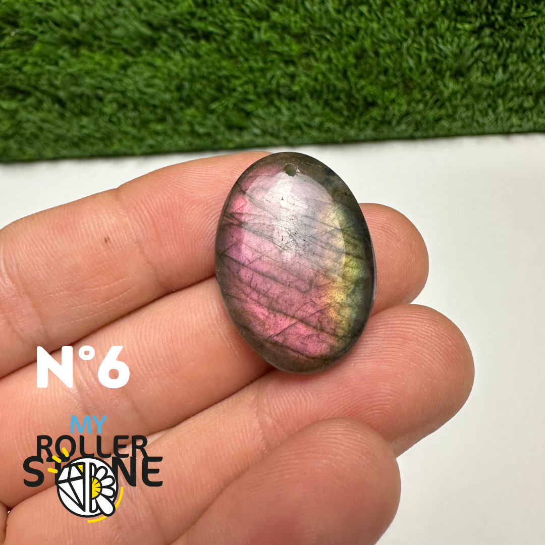 Pendentifs Labradorite Violette forme Libre 5A