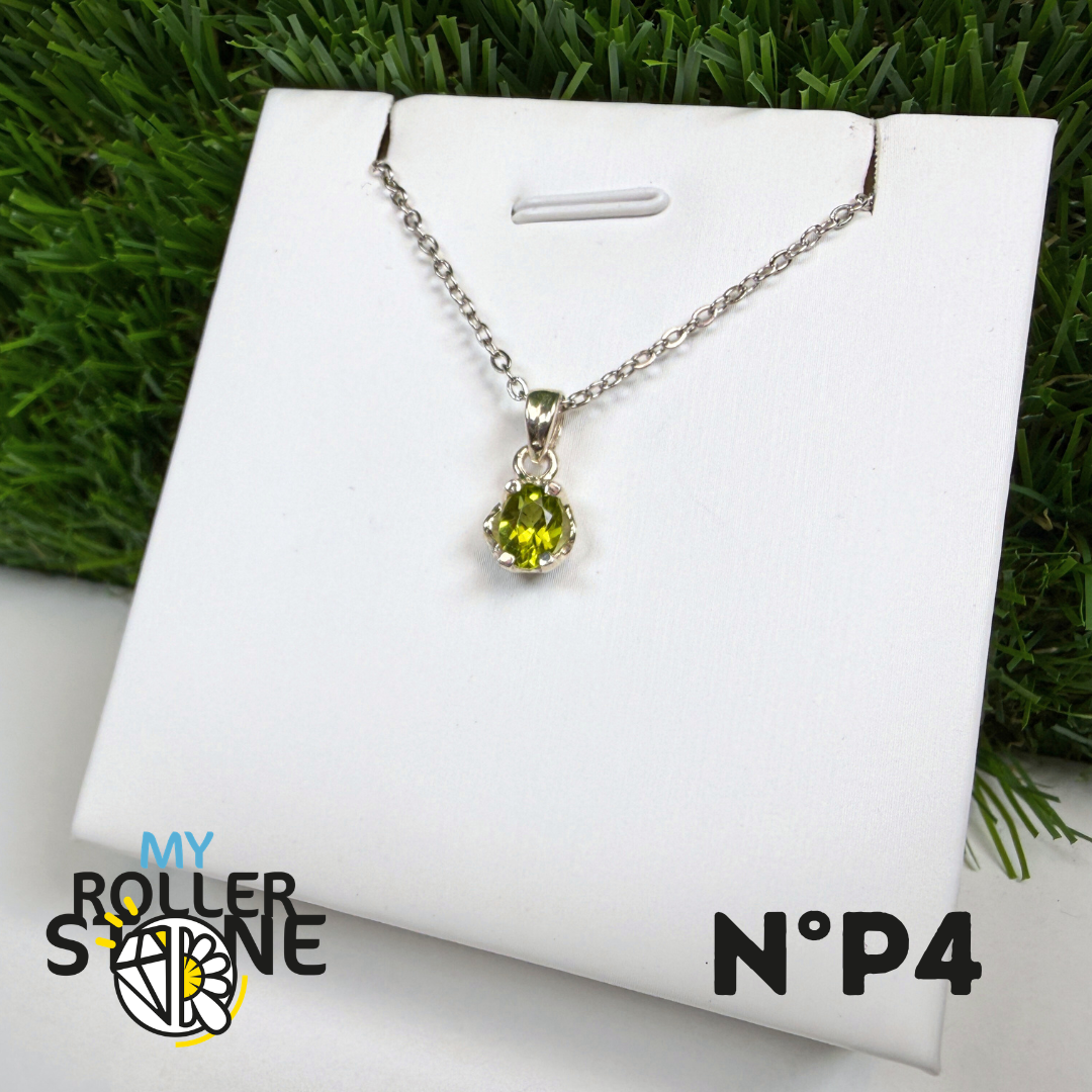 Pendentif Péridot du Brésil Argent 925 #4