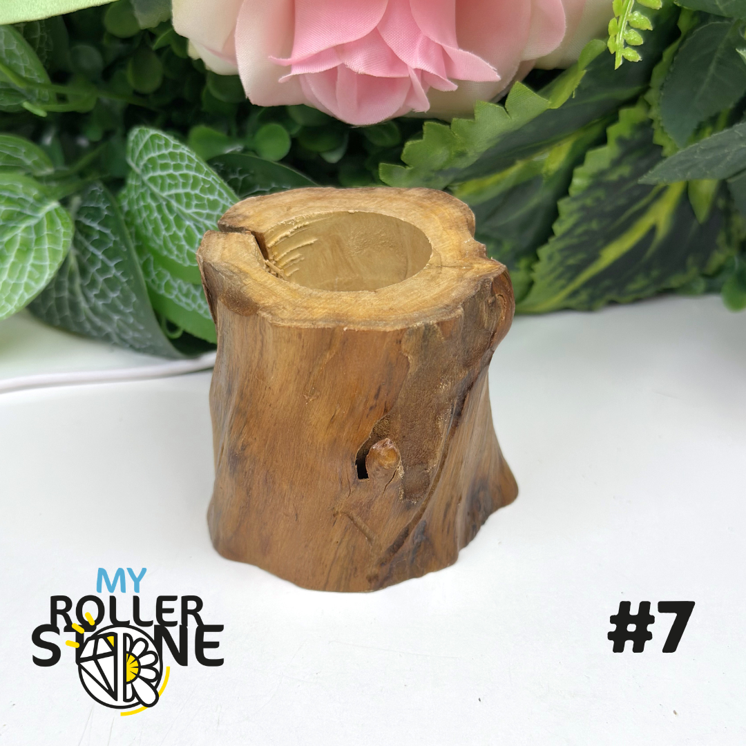 Support en bois LED pour sphère