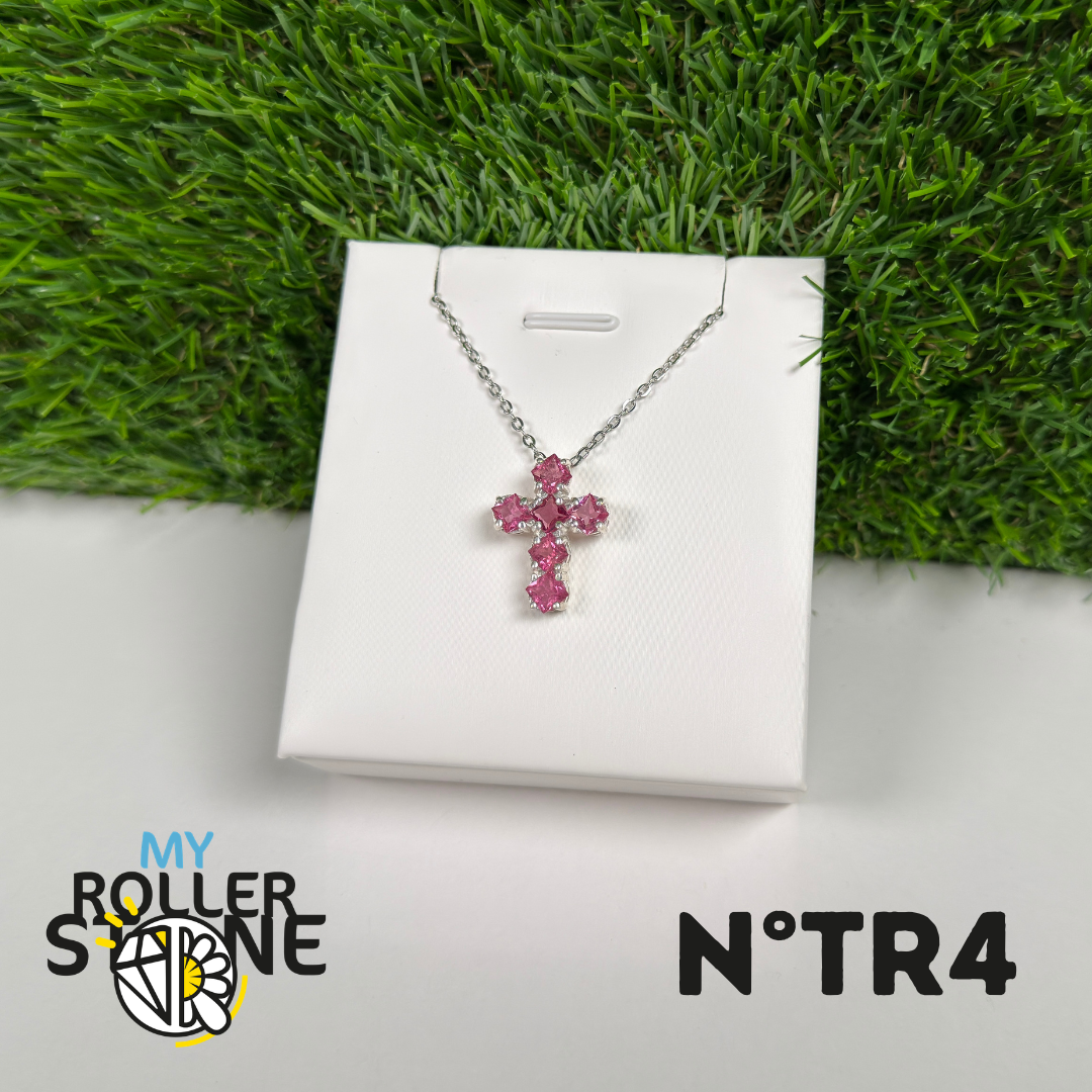 Pendentif Tourmaline Rose (Rubellite) – Argent 925- #4