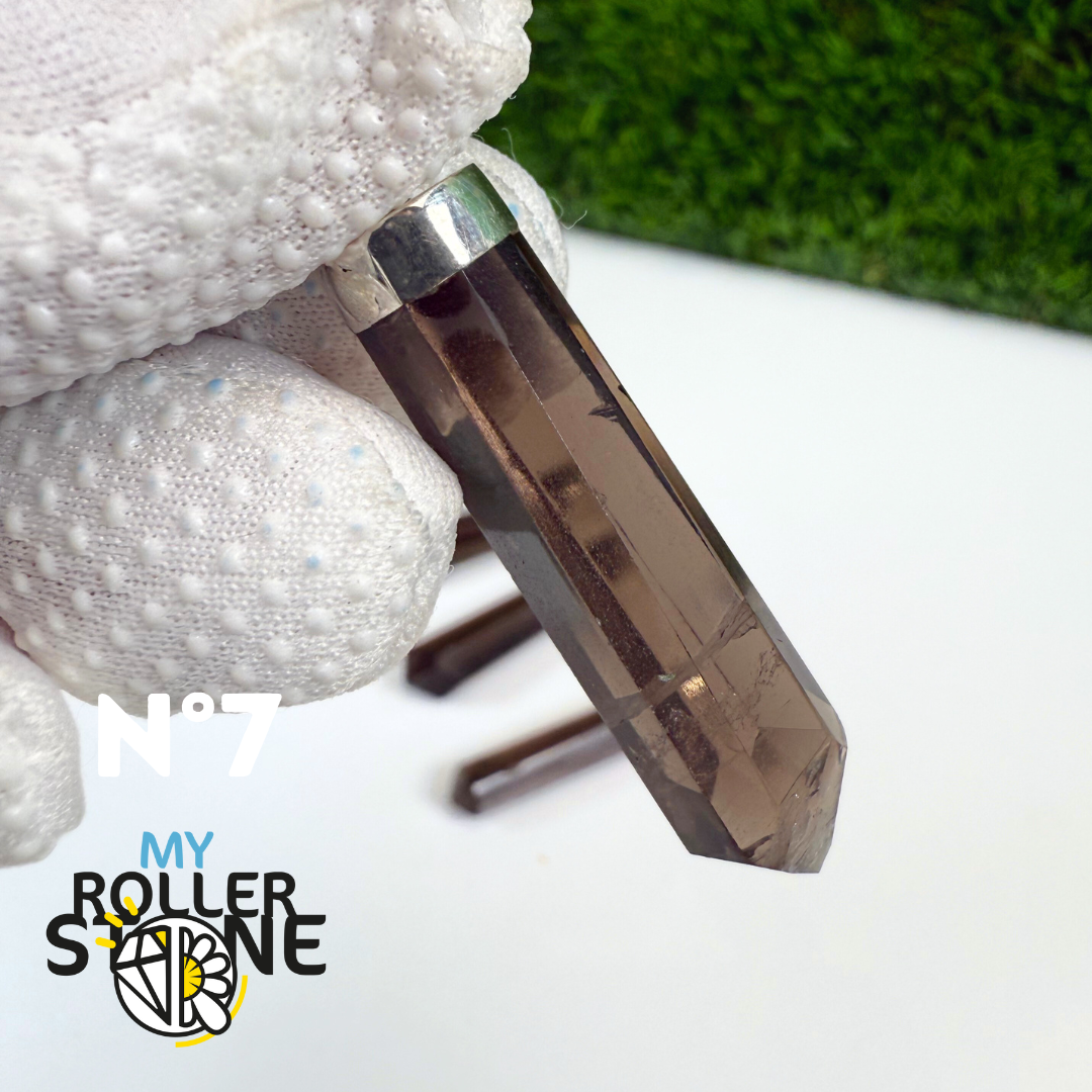 Pendentif Quartz fumé et Argent