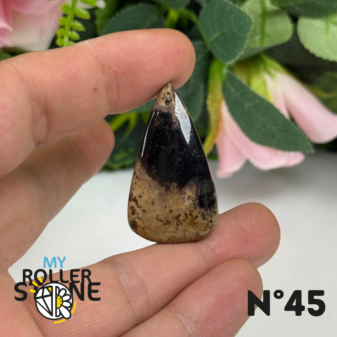 Pendentif Agate Racine de Palmier