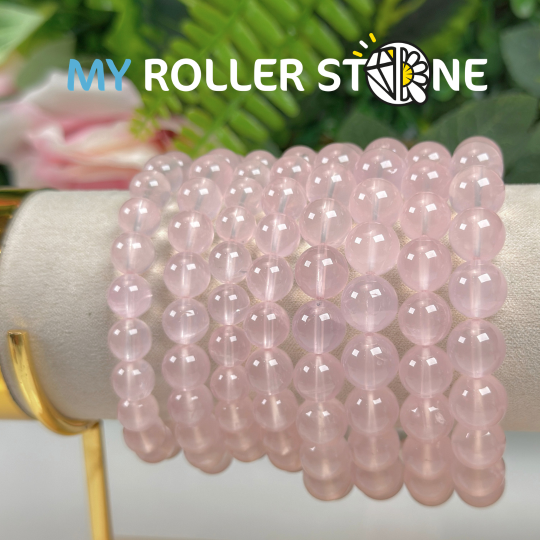Bracelet Quartz Rose de Madagascar 7A