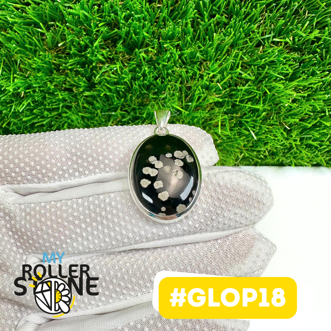 Pendentif Obsidienne Galaxy Argent 925 #GLOP18