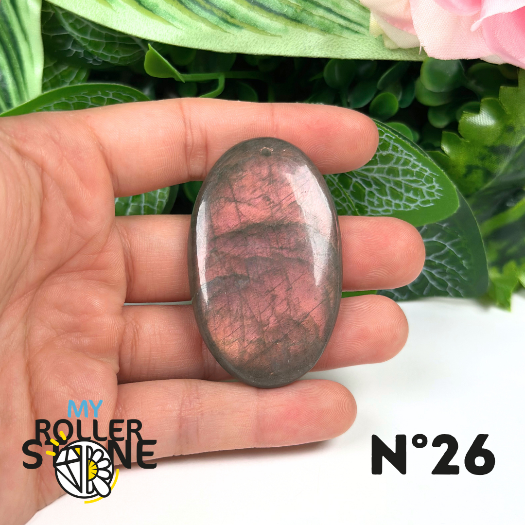 Pendentifs Labradorite Violette forme Libre 5A