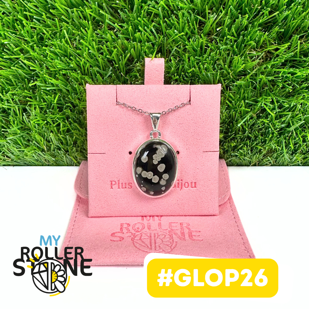 Pendentif Obsidienne Galaxy Argent 925 #GLOP26