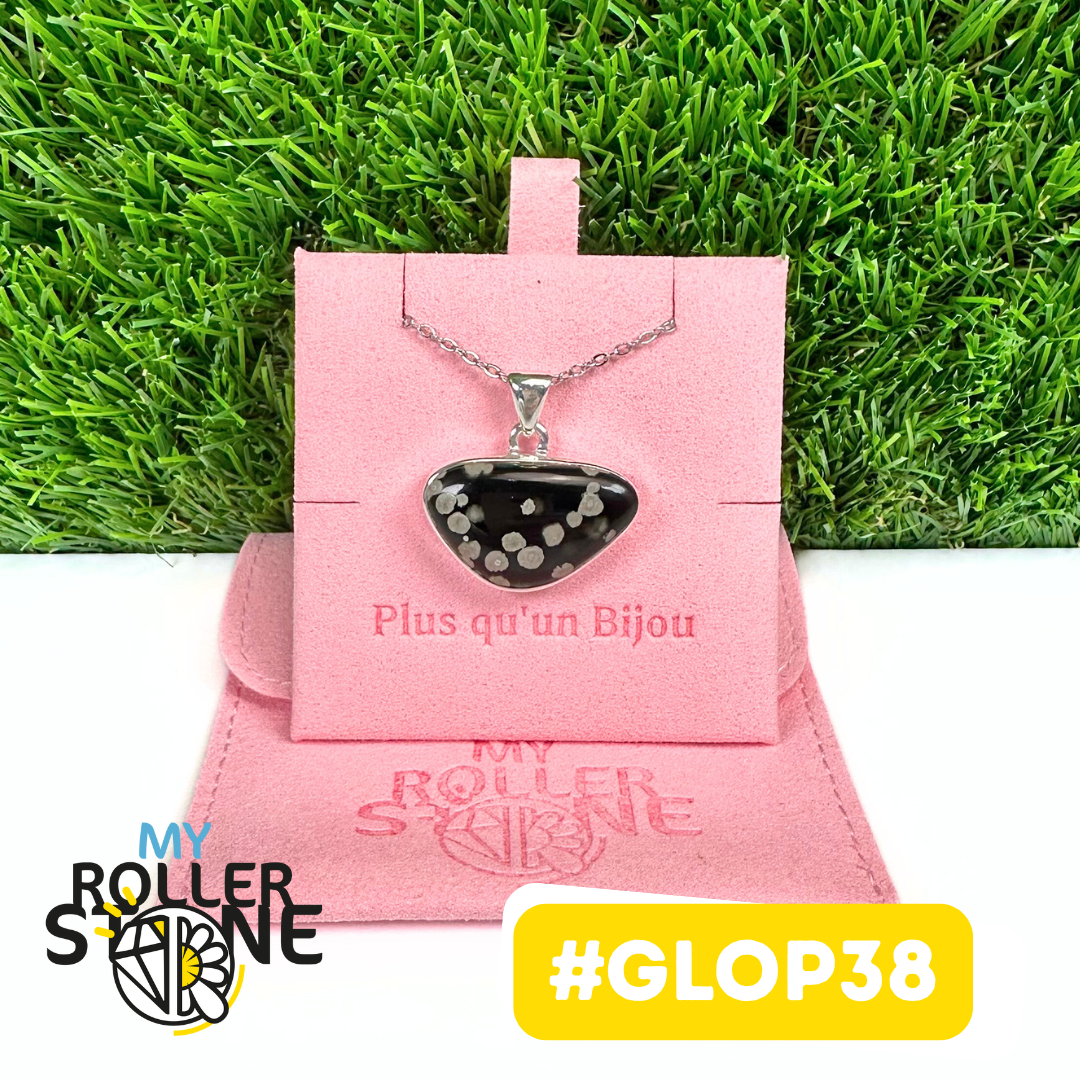 Pendentif Obsidienne Galaxy Argent 925 #GLOP38