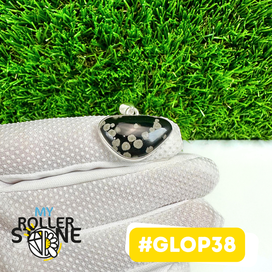 Pendentif Obsidienne Galaxy Argent 925 #GLOP38
