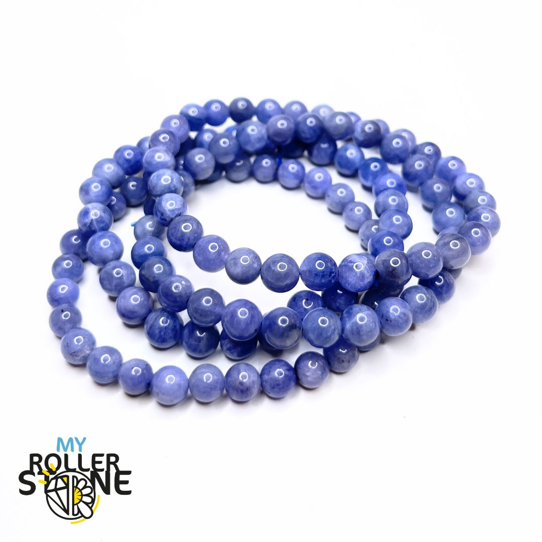 Bracelet Perle en Tanzanite AAA